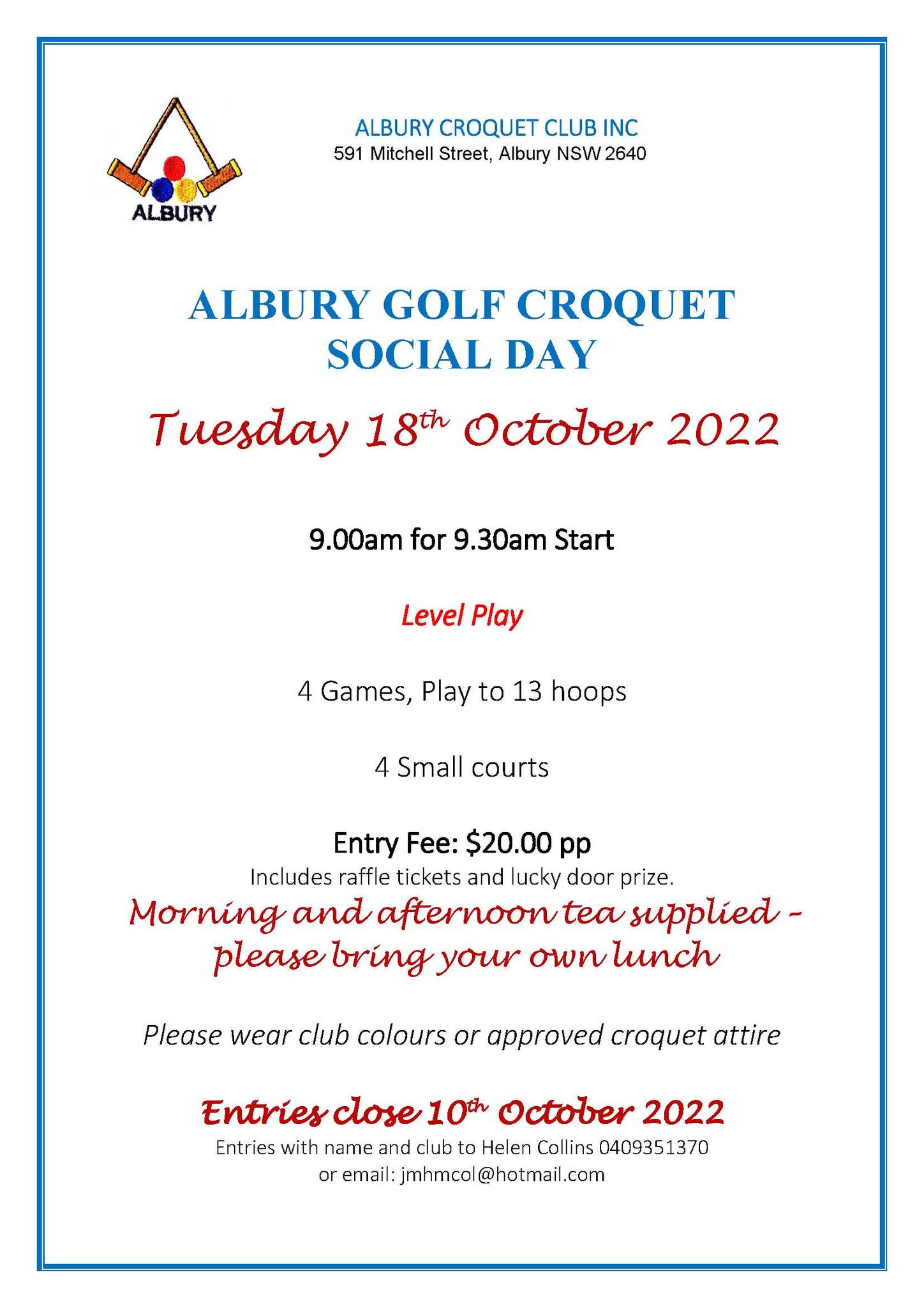 Wodonga Croquet Club